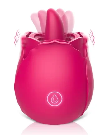 Rose Vibrator: Advanced Tongue Licking & Vibrating Sensation
