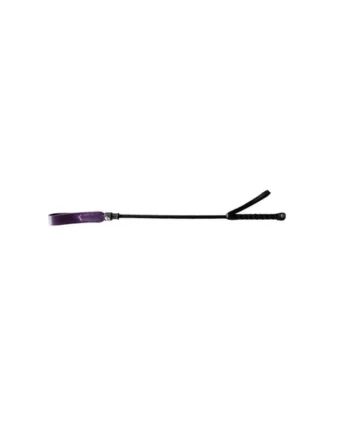 Rouge Fifty Times Hotter Short Riding Crop Slim Tip 20in – Purple