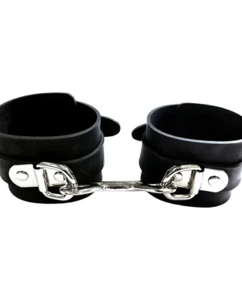 Rouge Garments Black Rubber Ankle Cuffs