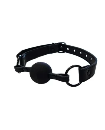 Rouge Garments Plain Black Collar and Gag