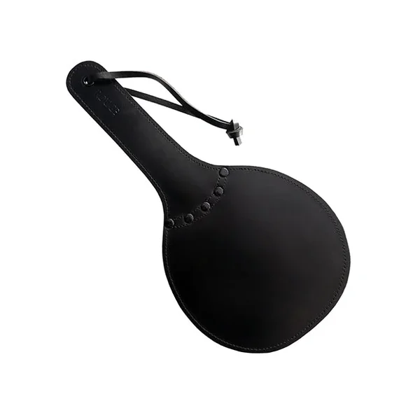 Rouge Leather Padded Ping Pong Paddle – Black
