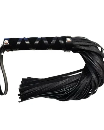 Rouge Short Leather Flogger With Studs