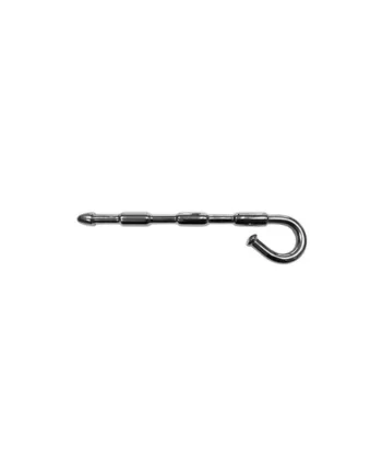 Rouge Stainless Steel Waved Urethral Probe – Silver