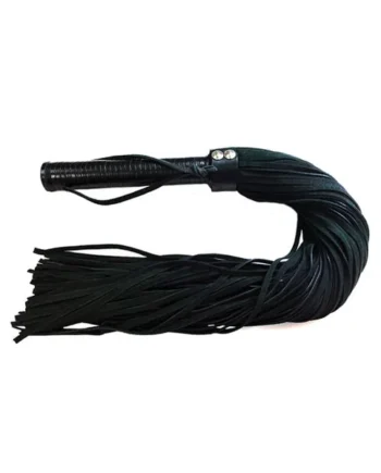 Rouge Suede Flogger With Leather Handle