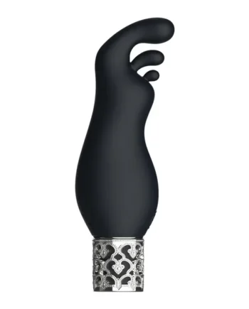 Royal Gems Exquisite Silicone Rechargeable Bullet – Black