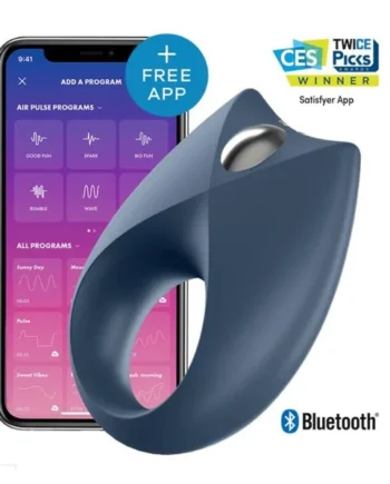 Royal One Vibrating Ring with APP Blue