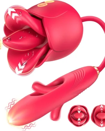 Rozi: Rose Sex Toys Tongue Licking Flapping Vibrator
