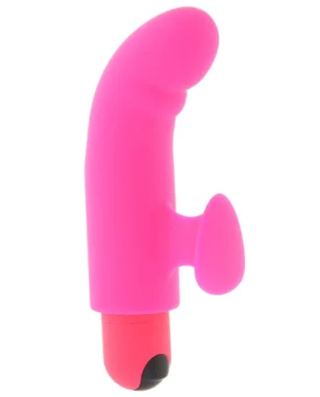 Sadie Silicone Finger Vibe in Neon Pink