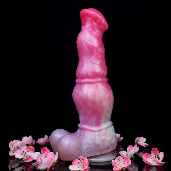 Sakura Fantasy Horse Dragon Plug with Suction Base – Silicone Vaginal Masturbation Sex Toys for Women