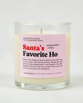 Santa's Favorite Ho Candle