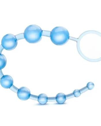 Sassy 10 Anal Beads Blue