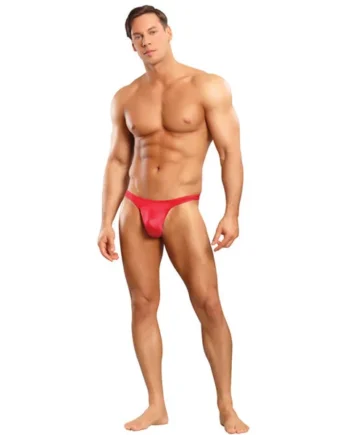 Satin Bong Thong Red L-xl