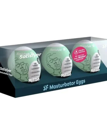 Satisfyer 3 Piece Riffle Masturbator Egg Set