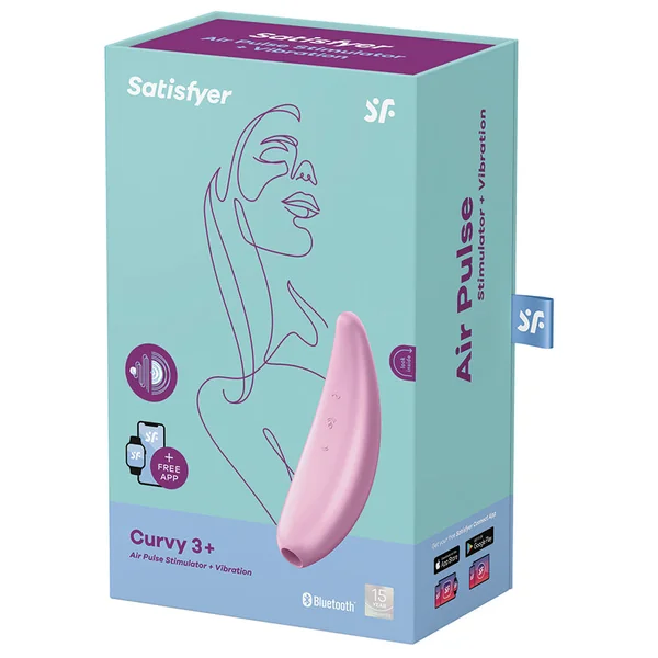 Satisfyer Curvy 3+ Connect App Air Pulse Stimulator + Vibration