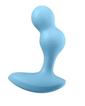 Satisfyer Deep Diver Vibrating Connect App Anal Plug Blue
