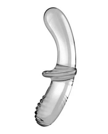 Satisfyer Double Crystal Glass Dildo – Clear