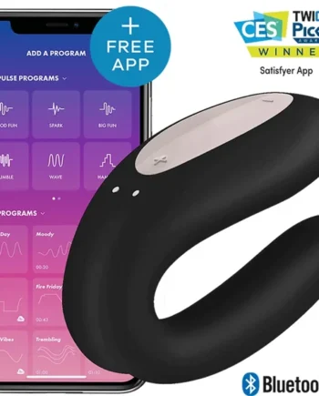 Satisfyer Double Joy Vibrator Black