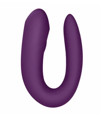 SATISFYER DOUBLE JOY VIOLET W/ APP (NET)