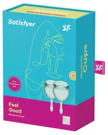 Satisfyer Feel Good Menstrual Cups - Dark Green