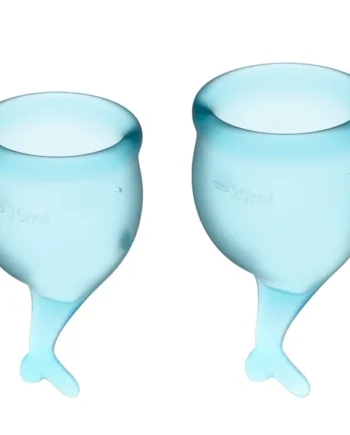 Satisfyer Feel Secure Silicone Menstrual Cups 2-Pack