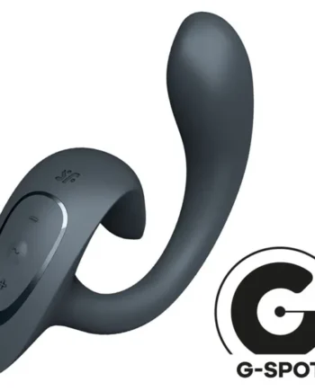 SATISFYER - G FOR GODDESS 1 RABBIT VIBRATOR DARK GRAY