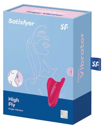 Satisfyer High Fly Finger Vibrator - Red