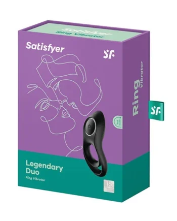 Satisfyer Legendary Duo Ring Vibrator – Black