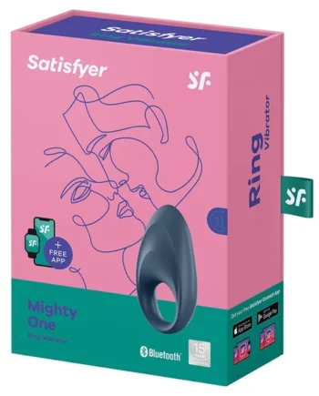 Satisfyer Mighty One Ring Vibrator-Blue