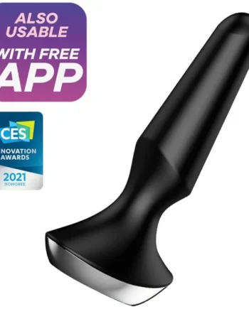 SATISFYER - PLUG ILICIOUS 2 PLUG VIBRATOR BLACK