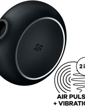 SATISFYER – PRO TO GO 3 ESTIMULADOR Y VIBRADOR DOBLE NEGRO