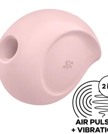 SATISFYER - SUGAR RUSH AIR PULSE STIMULATOR & VIBRATOR PINK