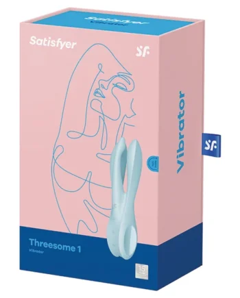 Satisfyer Threesome 1 Vibrator - Light Blue