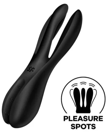 SATISFYER - THREESOME 2 VIBRATOR BLACK