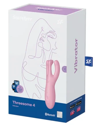 Satisfyer Threesome 4 Vibrator - Pink
