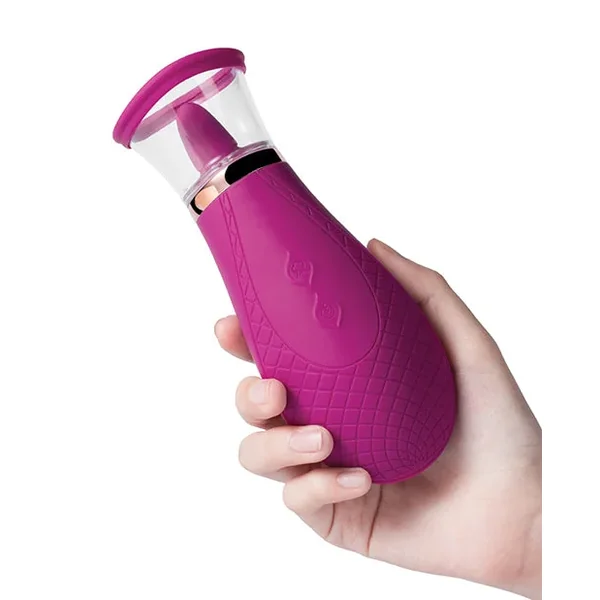 Scioness Sucking and Licking Clitoral Stimulator – Pink