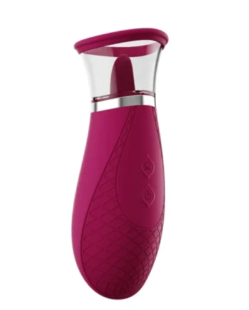 Scioness - Sucking and Licking Clitoral Stimulator - Wine Purple