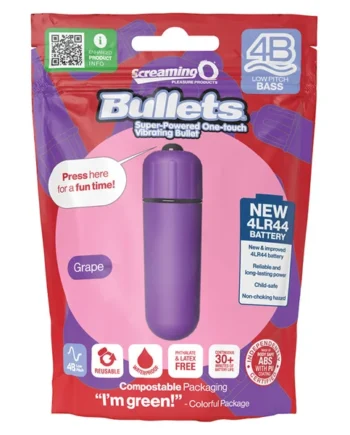 Screaming O 4B Deep Rumbling Bullet - Grape
