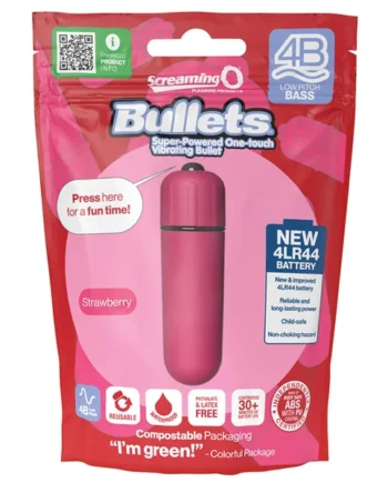 Screaming O 4B Deep Rumbling Bullet - Strawberry
