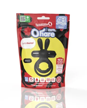 Screaming O 4b - Ohare Wearable Rabbit Vibe - Black