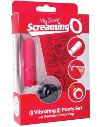 Screaming O My Secret Remote Vibrating Panties - Red