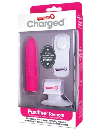 Screaming O Positive Remote Control Vibe - Strawberry