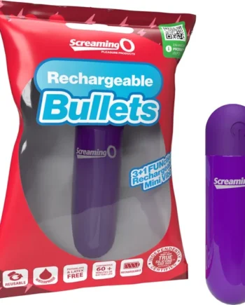 Screaming O Rechargeable Bullets - Purple