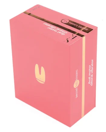 Secret Kisses Dual Motor Rechargeable Silicone Clitoral Vibrator - Coral