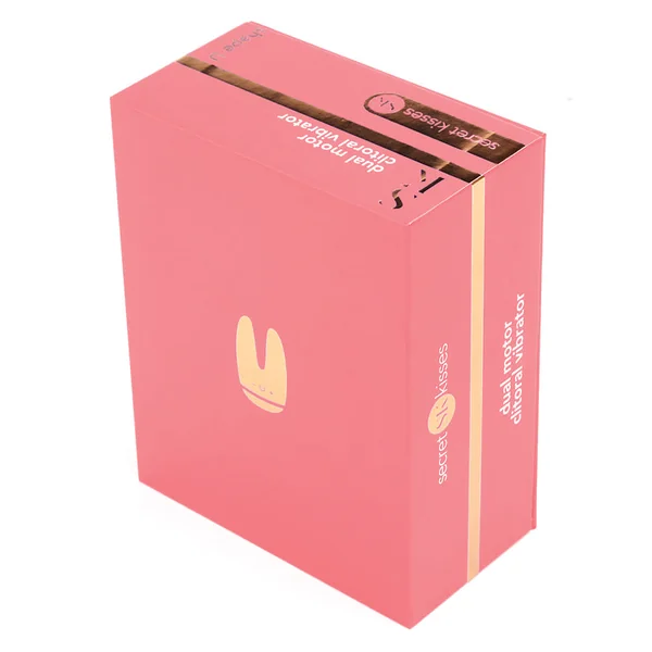 Secret Kisses Dual Motor Rechargeable Silicone Clitoral Vibrator - Coral