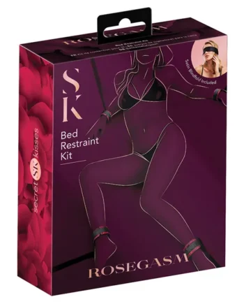 Secret Kisses Rosegasm Bed Restraint Kit
