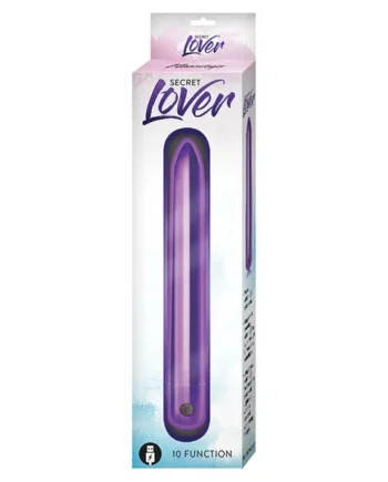 Secret Lover Rechargeable Slimline Vibrator - Purple