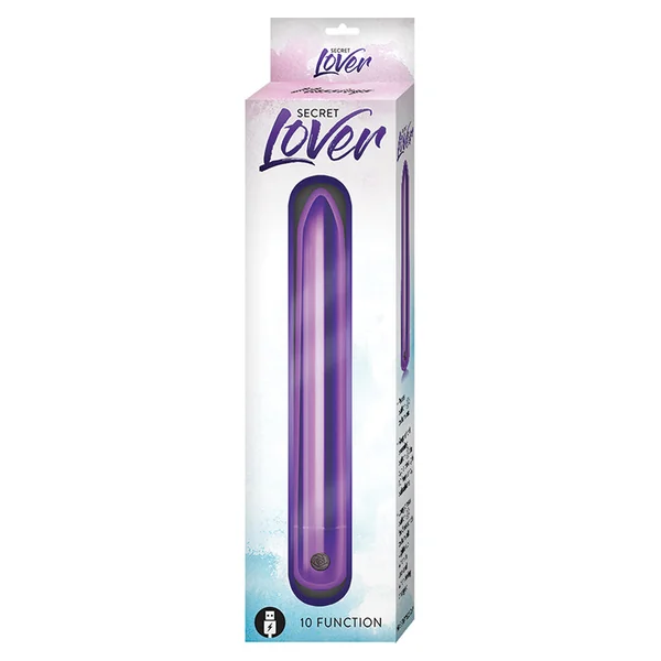 Secret Lover Rechargeable Slimline Vibrator - Purple