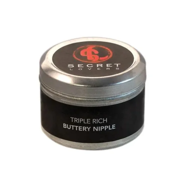 SECRET LOVERS BUTTERY NIPPLE MINI EDIBLE MASSAGE CANDLE 1OZ