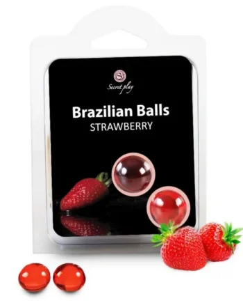 SECRETPLAY - 2 BRAZILIAN BALLS STRAWBERRY