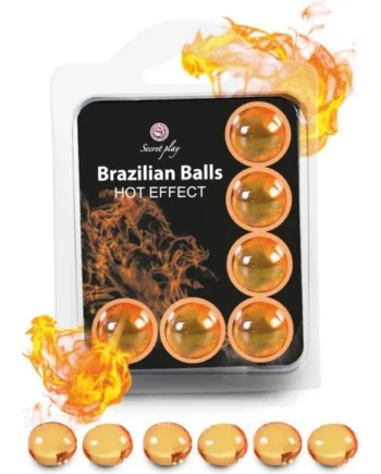 SECRETPLAY - SET 6 BRAZILIAN BALLS HEAT EFFECT
